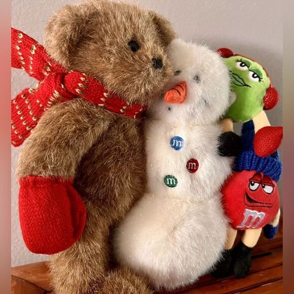 VINTAGE BOYDS BEARS X M&MS w/SNOWMAN~NWT~RARE - Picture 5 of 11